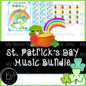 St. Patrick’s Day Music Games Bundle