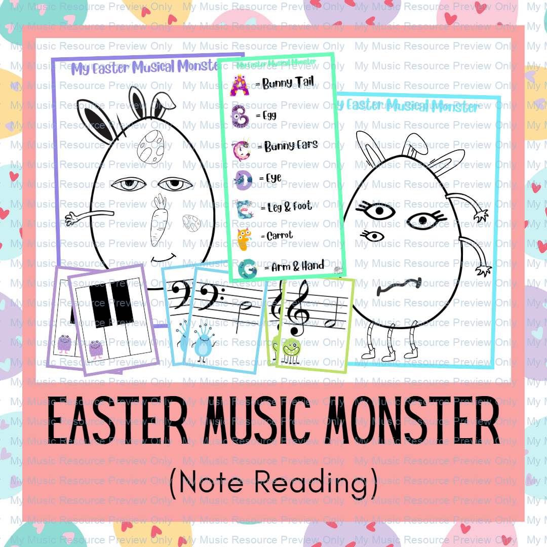 Easter music games Easter music monster