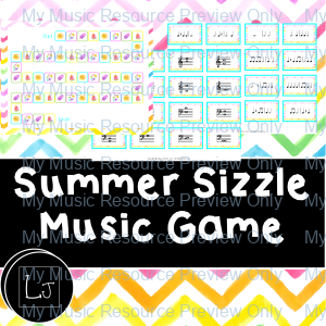 Summer Sizzle Music Game