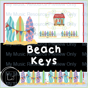 Beach Keys: Keyboard Geography Game