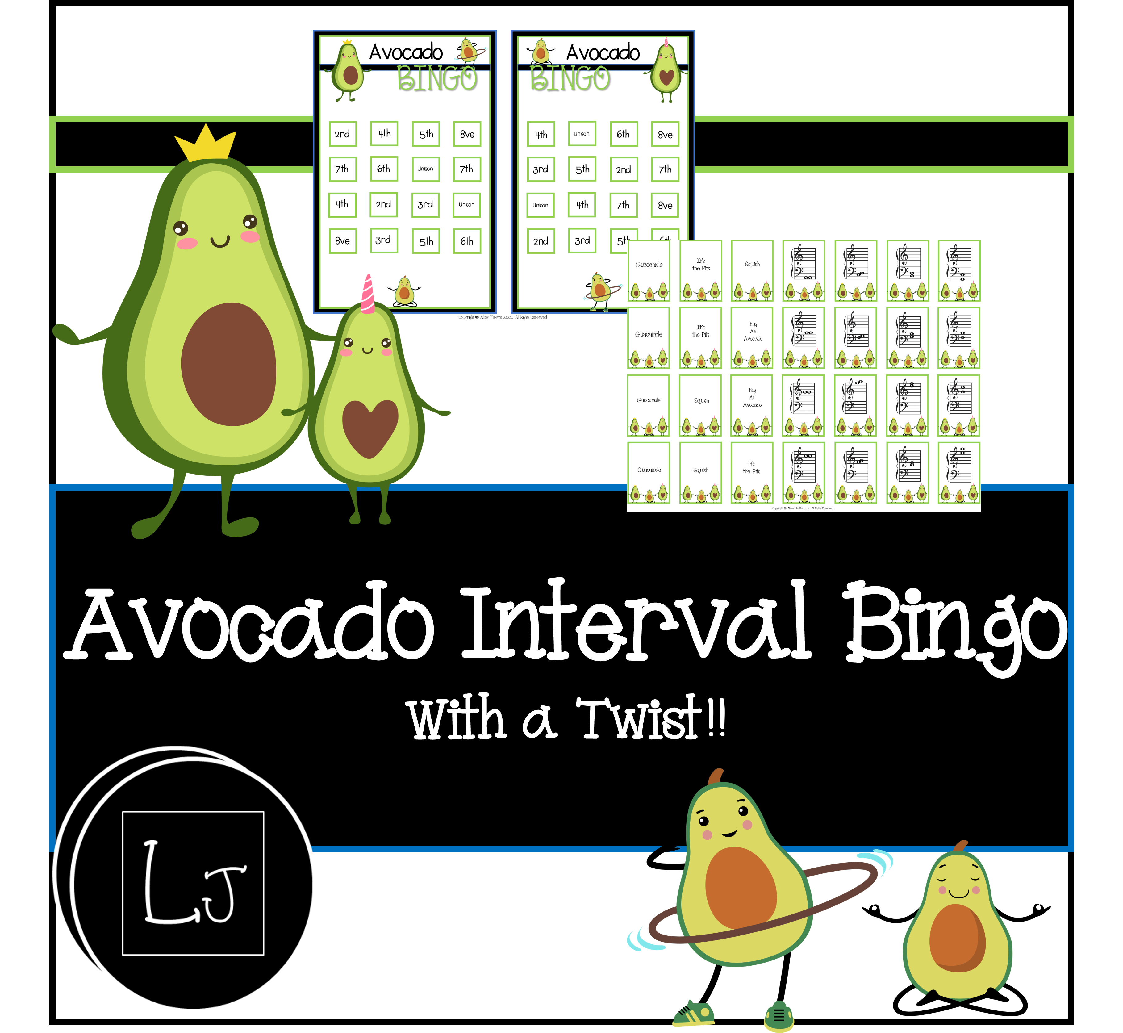 Avocado interval bingo front cover