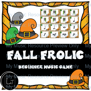 Fall Frolic | Beginner piano game