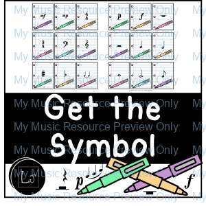 Get the Symbol | Musical symbols matching game