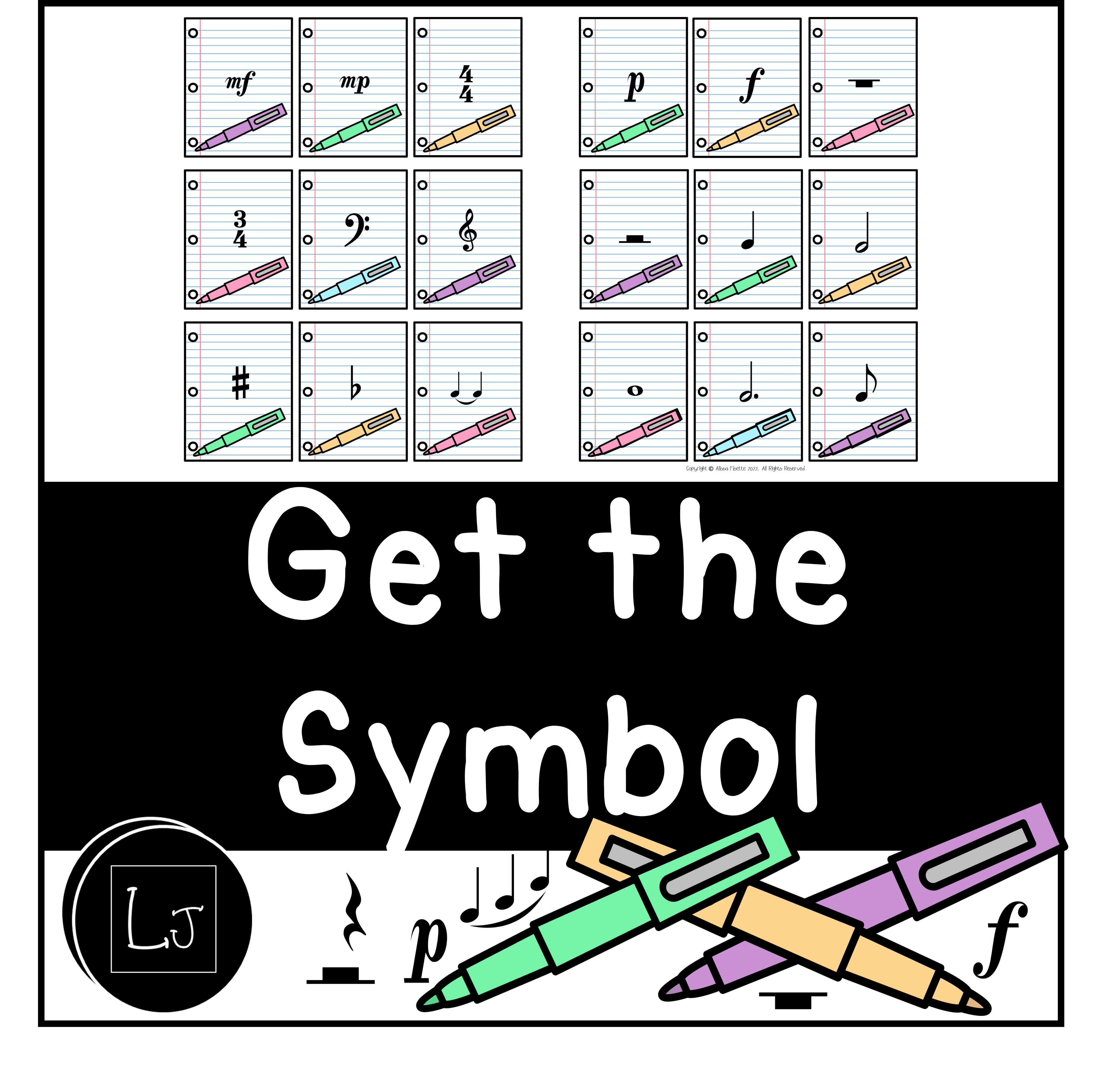 Get The Symbol | Musical symbols matching game