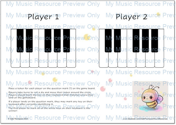 Games for beginner piano 4