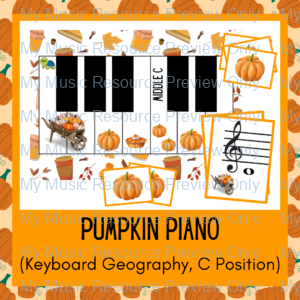 Pumpkin Piano | Middle C position