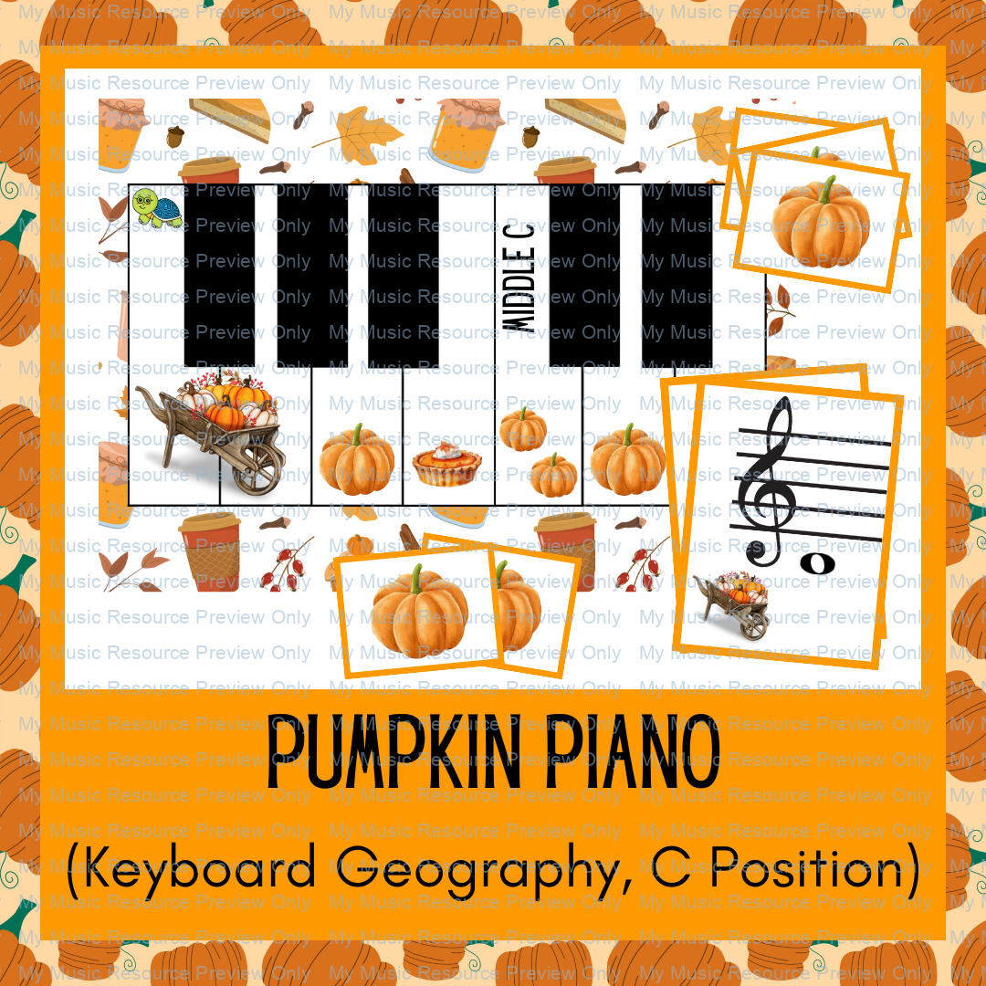 Pumpkin piano keyboard geography cover