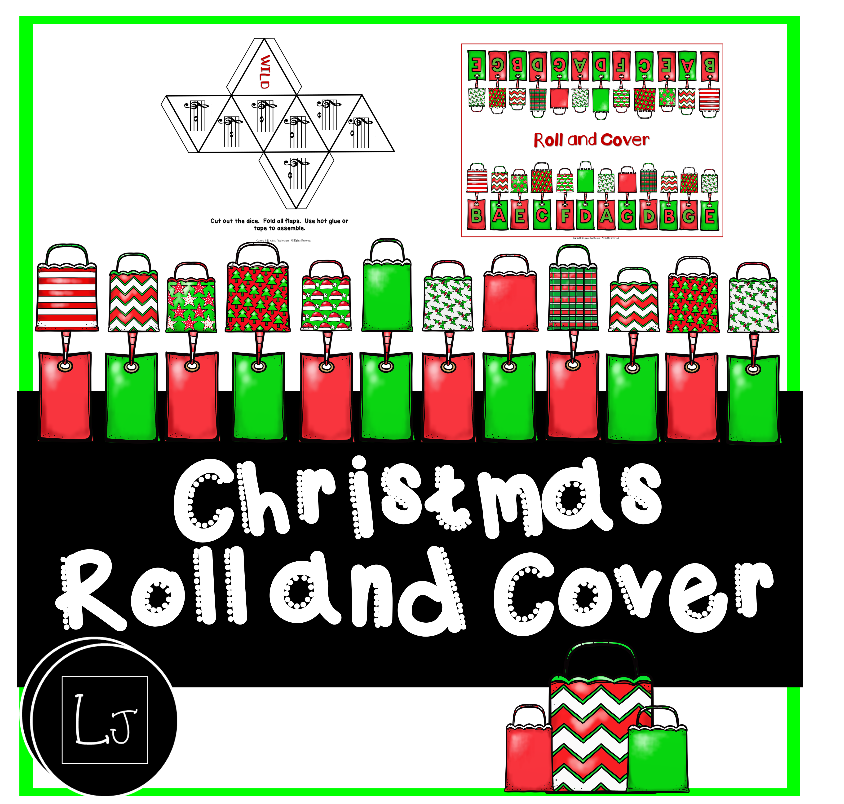 Christmas roll and cover note reading cover