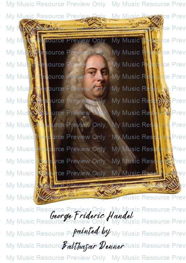 Handel's firework music picture of Handel