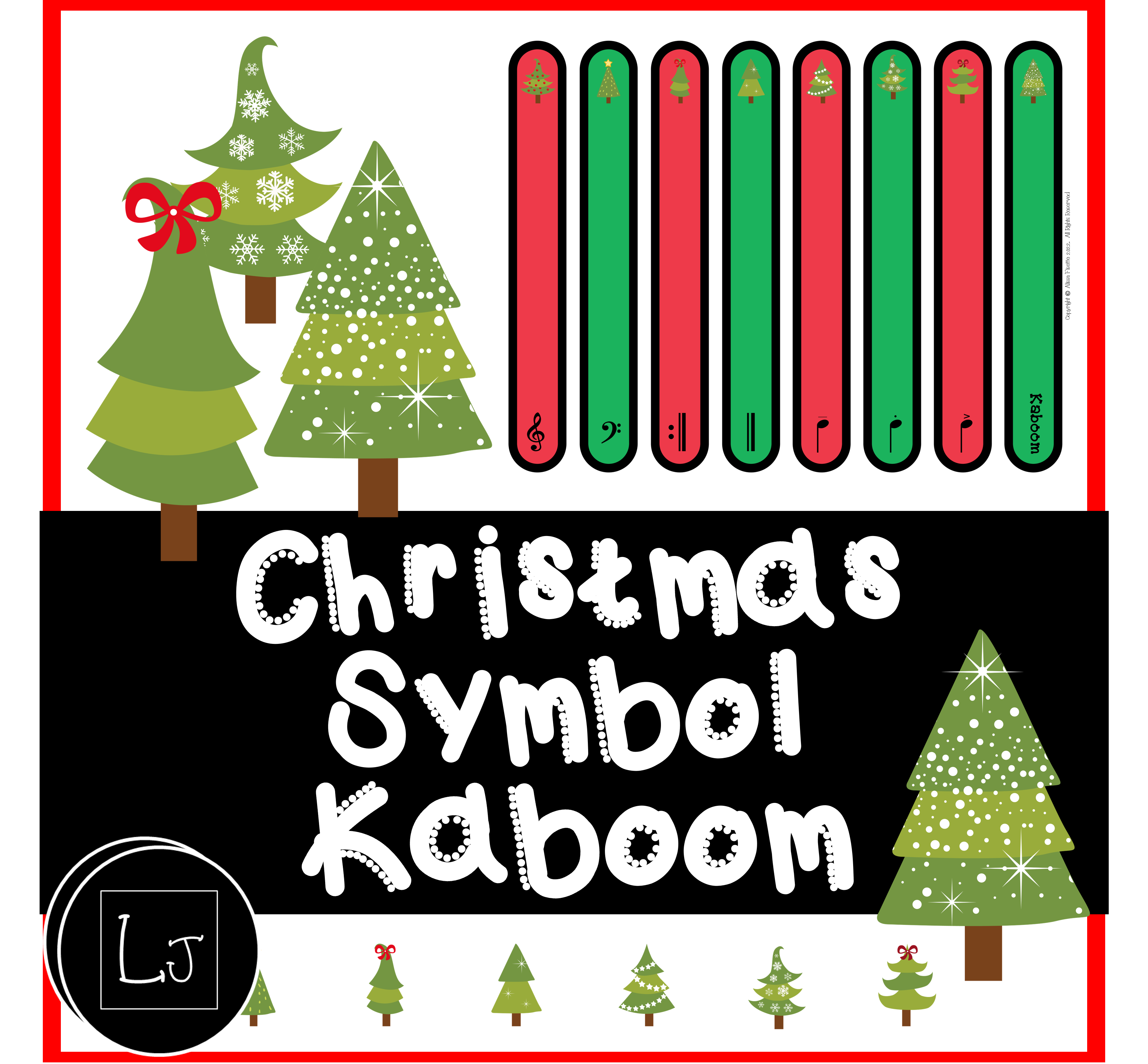 Christmas Music Symbol Kaboom