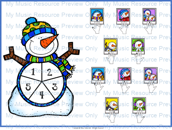 Snowman Spin Beginner Piano 2