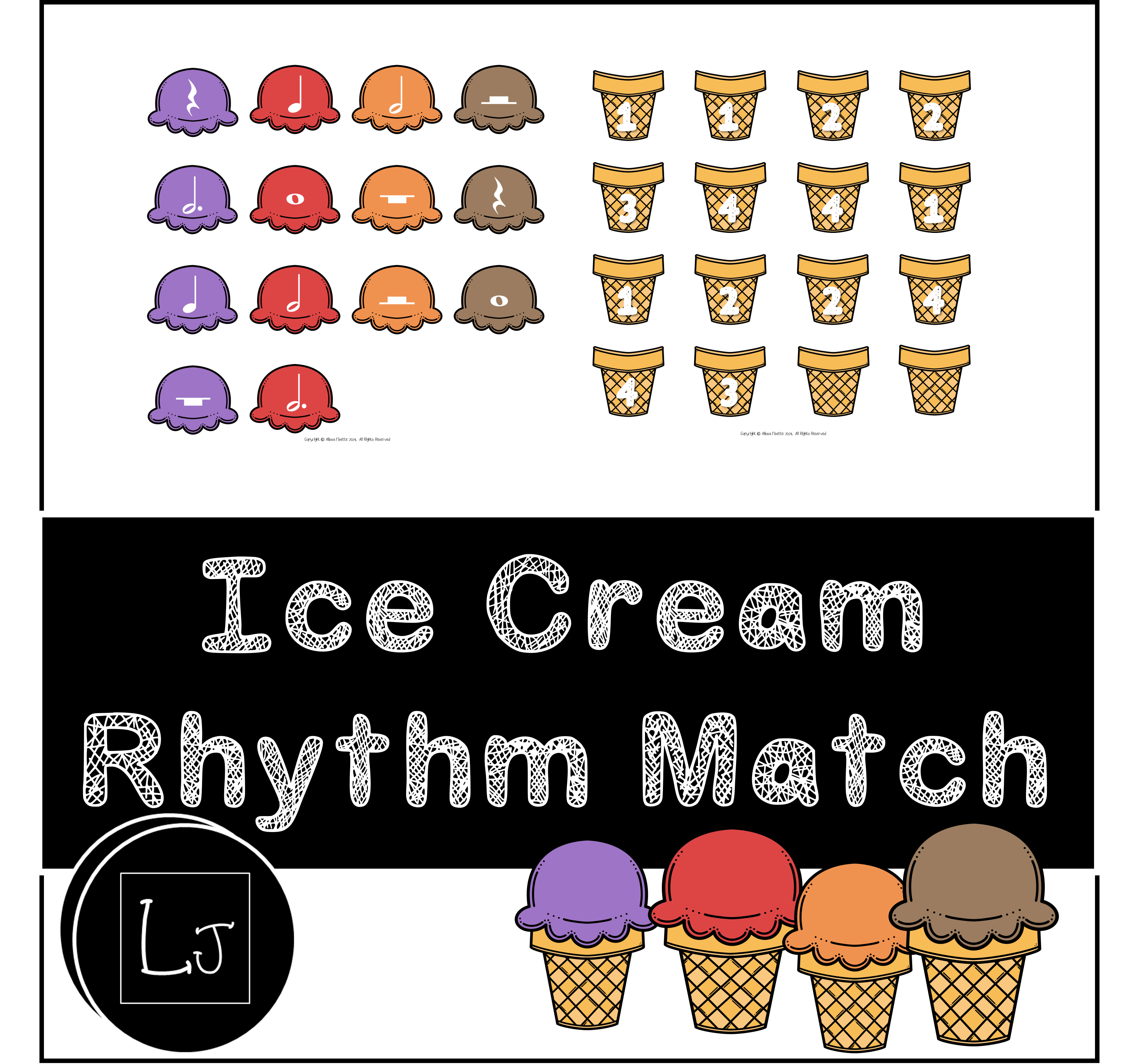 Ice Cream rhythm match cover