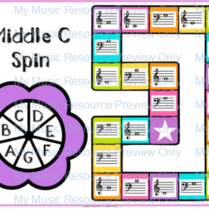 Rainbow Musical Spinner Games