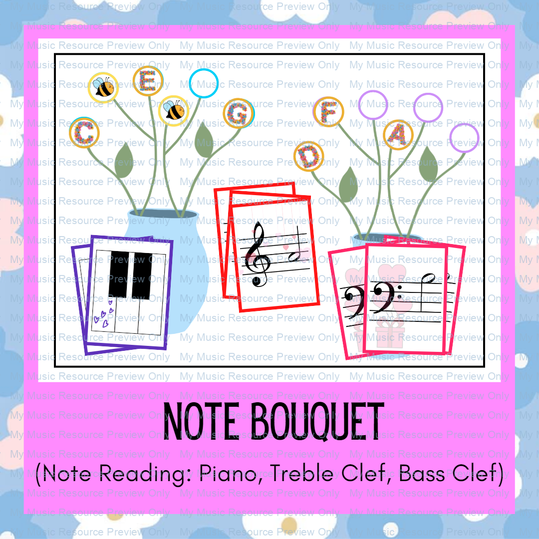 Note Bouquet Valentine's Day music game Cover