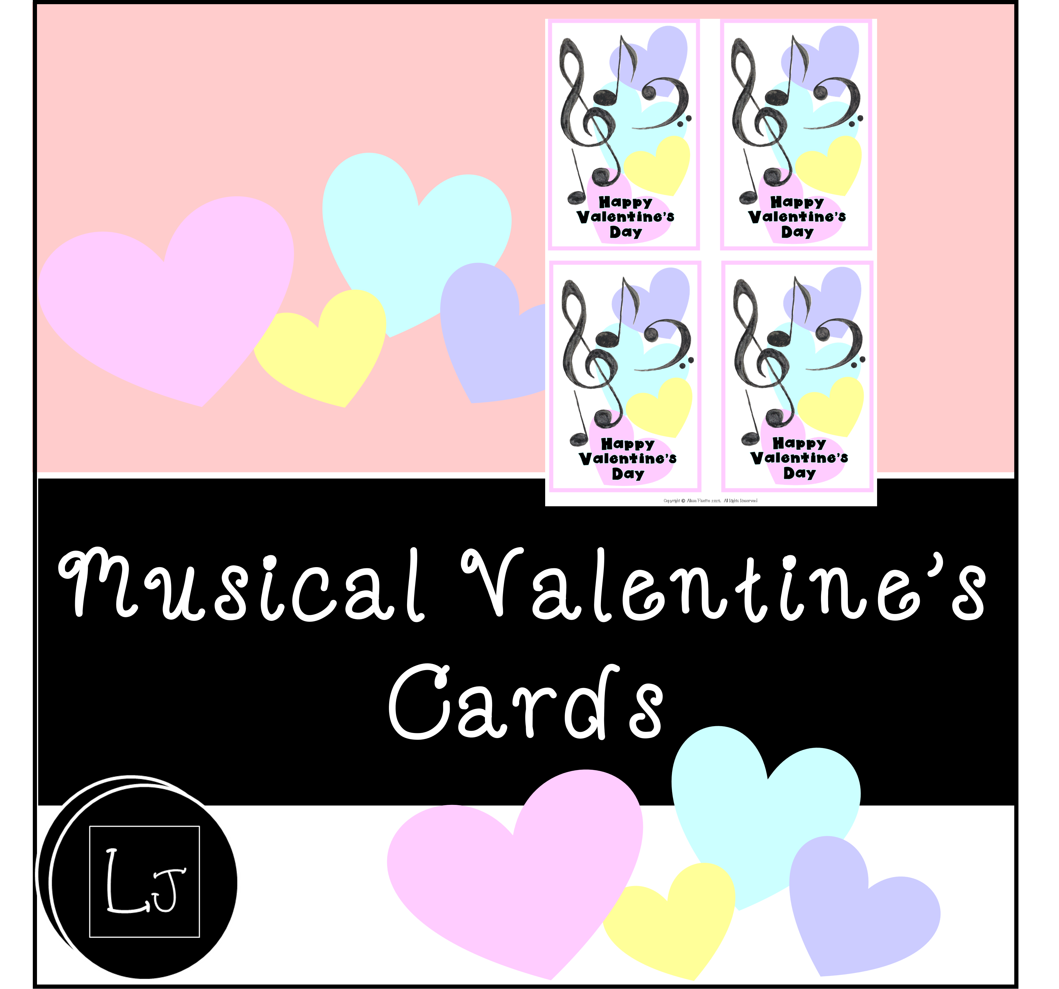 Musical Valentine's Cards Cover