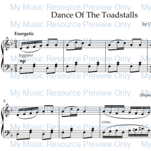 Dance Of The Toadstools | Elementary Piano Solo
