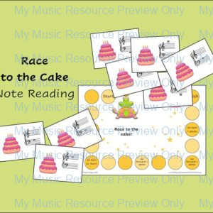 Giveaway Day 8 – Race to the Cake (Note Reading)