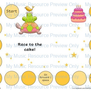Giveaway Day 8 – Race to the Cake (Note Reading)
