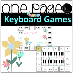 One Page Piano Keyboard Games