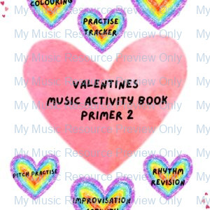 Valentines Piano Activity Book: Primer 2