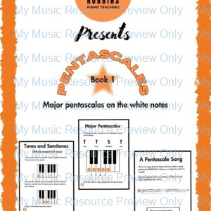 Pentascales Book 1: Major Pentascales on White Notes