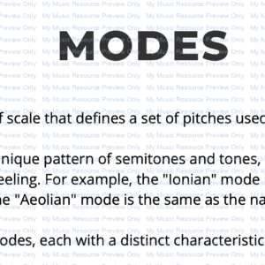 A Guide to Modes and Scarborough Fair Pack