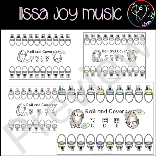 Easter Beginner Piano Games | 6 Unique Games - Image 2