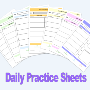 Daily Practice & Weekly Recap Sheets
